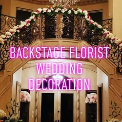 STAIRCASE DECOR from Backstage Florist in Richardson, Texas