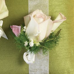 Boutonniere from Backstage Florist in Richardson, Texas