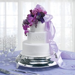Purple Orchid Cake Flowers from Backstage Florist in Richardson, Texas