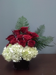 ROSES AND HYDRANGEAS from Backstage Florist in Richardson, Texas