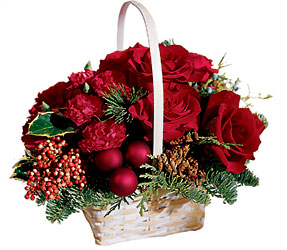 FTD Holiday Garden Basket from Backstage Florist in Richardson, Texas