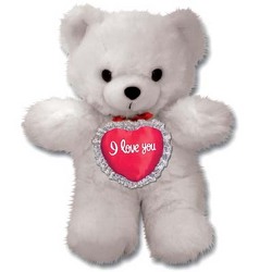 valentines teddy bear from Backstage Florist in Richardson, Texas