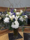 BACKSTAGE THE WHITE THE BLUE from Backstage Florist in Richardson, Texas