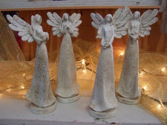 E-130 Medium Resin Angel from Backstage Florist in Richardson, Texas
