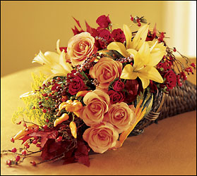 FTD Harvest Home Cornucopia from Backstage Florist in Richardson, Texas