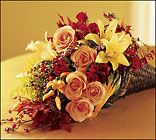 FTD Harvest Home Cornucopia from Backstage Florist in Richardson, Texas