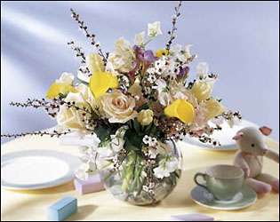 New Dream Baby Shower Arrangement from Backstage Florist in Richardson, Texas