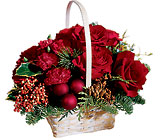 FTD Holiday Garden Basket from Backstage Florist in Richardson, Texas