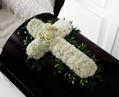 The FTD Peaceful Memories(tm) Casket Spray from Backstage Florist in Richardson, Texas