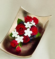 The FTD Poetry Corsage from Backstage Florist in Richardson, Texas