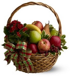 Holiday Fruit Basket from Backstage Florist in Richardson, Texas