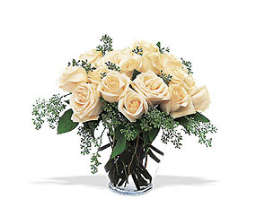 White Roses from Backstage Florist in Richardson, Texas